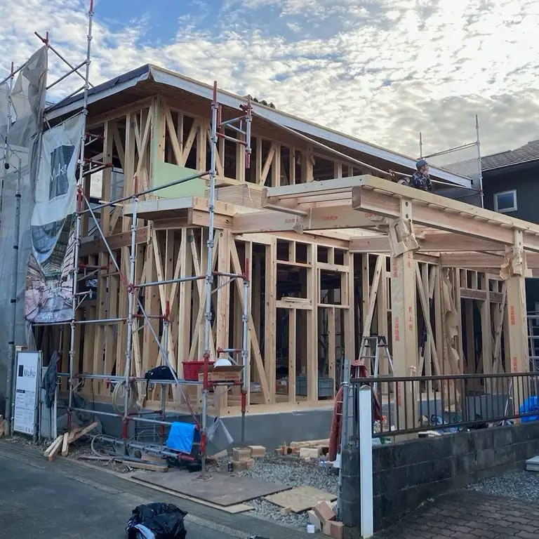 伊勢Mukuの家も無事建て方終了です