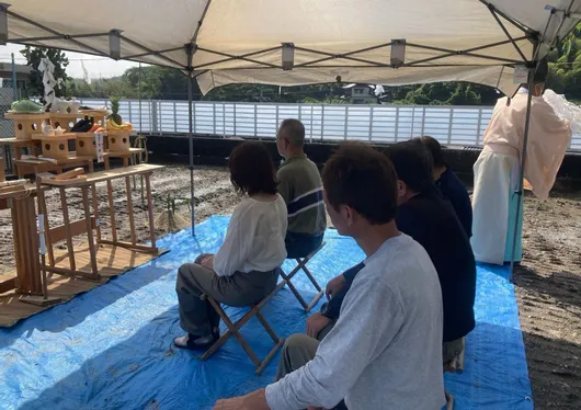 伊勢市でMukuの地鎮祭